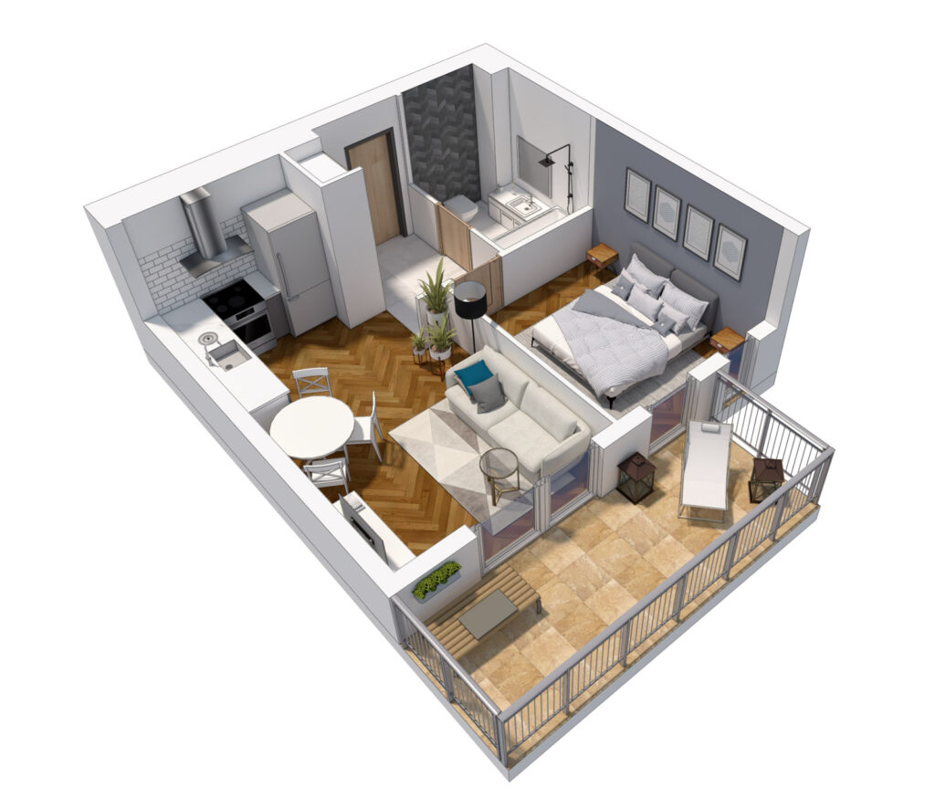 Wizualizacja mieszkania