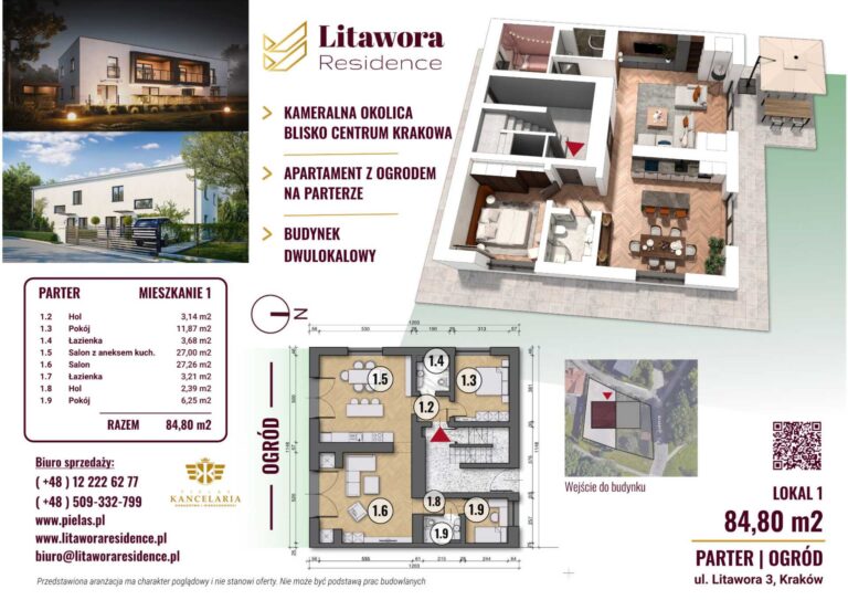 Karta katalogowa mieszkania na sprzedaż