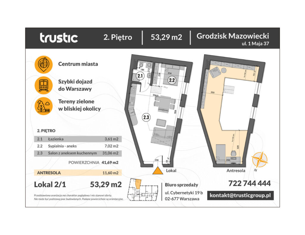 Karta mieszkania dla dewelopera — nowoczesna prezentacja lokalu na sprzedaż