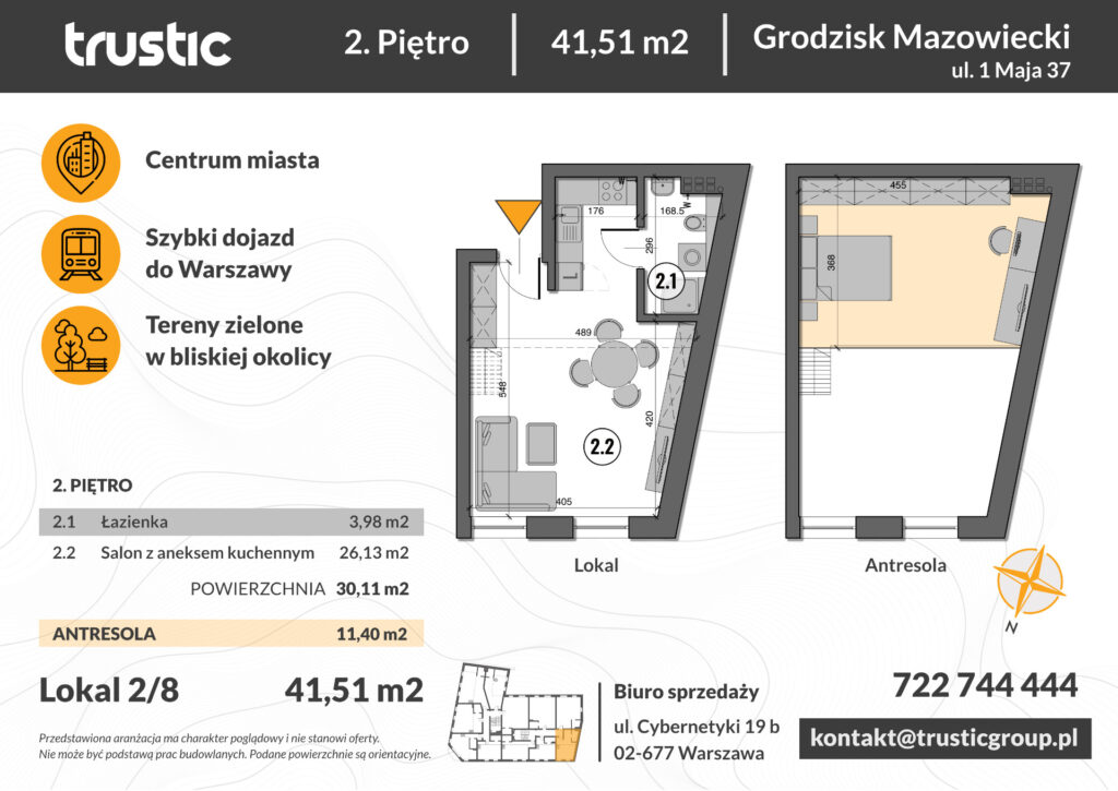Profesjonalna karta lokalu dla pośrednika nieruchomości