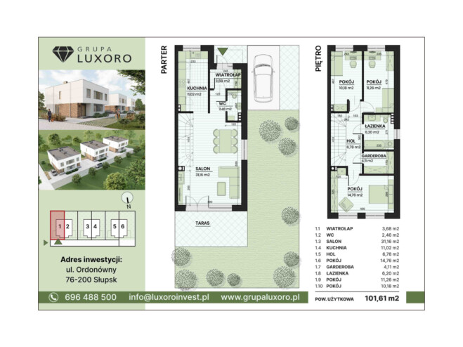 Karta nieruchomości dla dewelopera