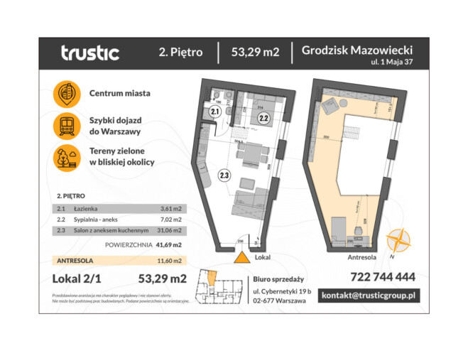 Karta mieszkania dla dewelopera — nowoczesna prezentacja lokalu na sprzedaż